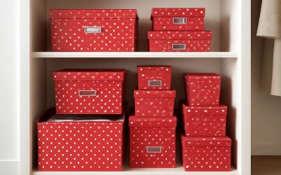Organize in Style with the Trendy Storage Boxes Red Dot – Perfect for Every Space!