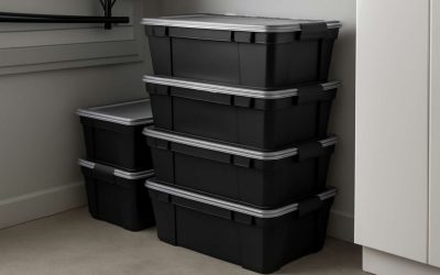 Stylish and Durable: Discover the Best Plastic Storage Boxes in Black for Every Organization Need
