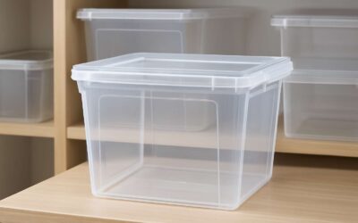 Declutter in style with plastic storage boxes with lids 20l for easy, organized living.