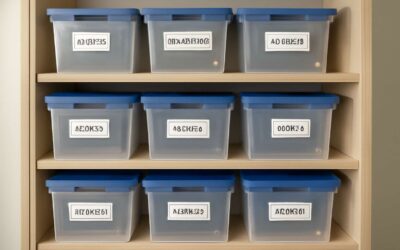 Declutter with plastic storage boxes with lids 50l – durable, stackable storage.