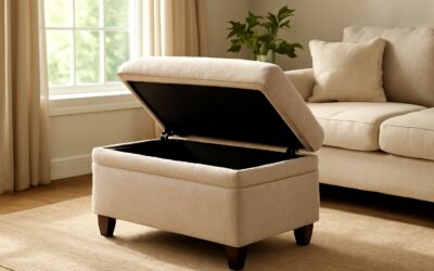 Turn clutter into comfort with storage boxes you can sit on