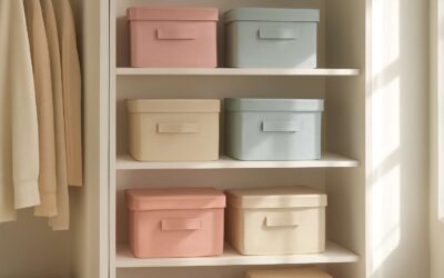 Smart Closet Makeover: clothes storage boxes small for compact organization