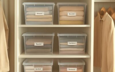 Declutter fast with clothes storage boxes clear for easy, see-through organization.